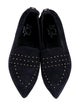 AGL Suede Studded Accents Loafers