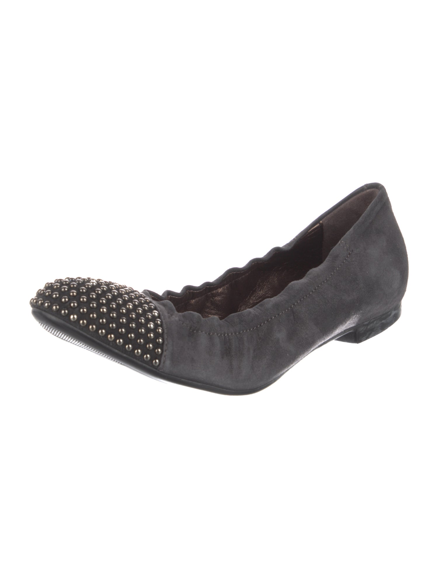 AGL Suede Studded Accents Flats