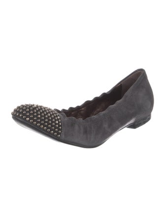 AGL Suede Studded Accents Flats