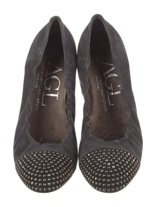 AGL Suede Studded Accents Flats