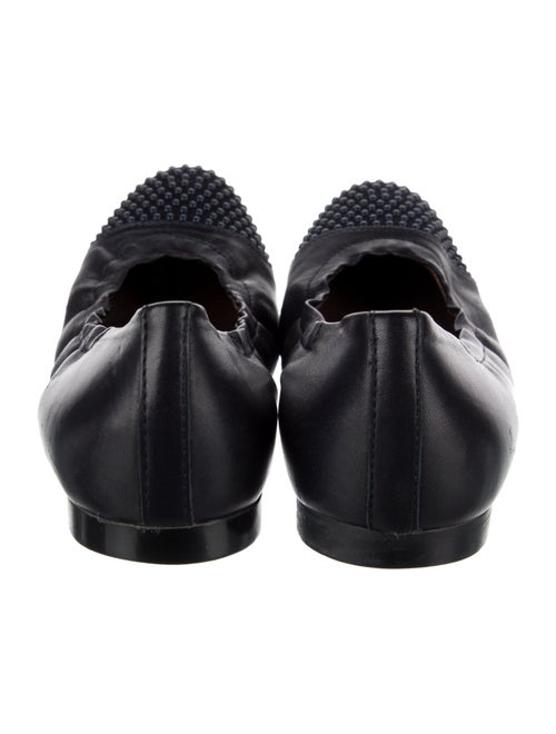 AGL Leather Studded Accents Ballet Flats