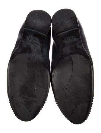 AGL Leather Studded Accents Ballet Flats