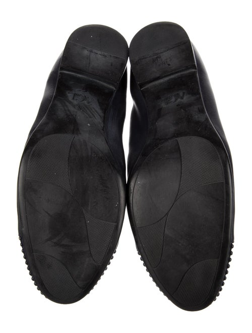 AGL Leather Studded Accents Ballet Flats