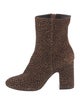 AGL Suede Animal Print Sock Boots
