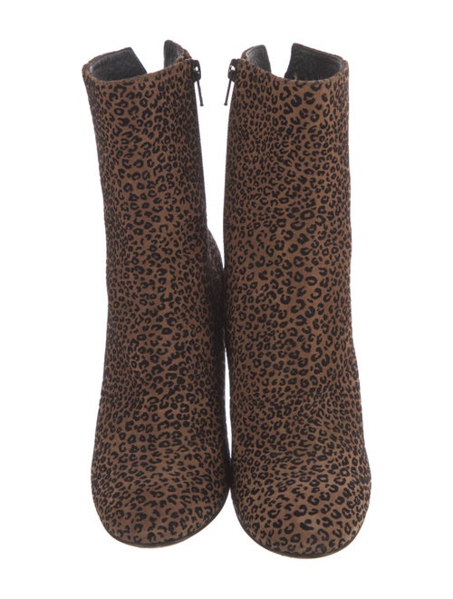 AGL Suede Animal Print Sock Boots