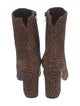 AGL Suede Animal Print Sock Boots