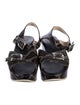 AGL Leather Animal Print Sandals