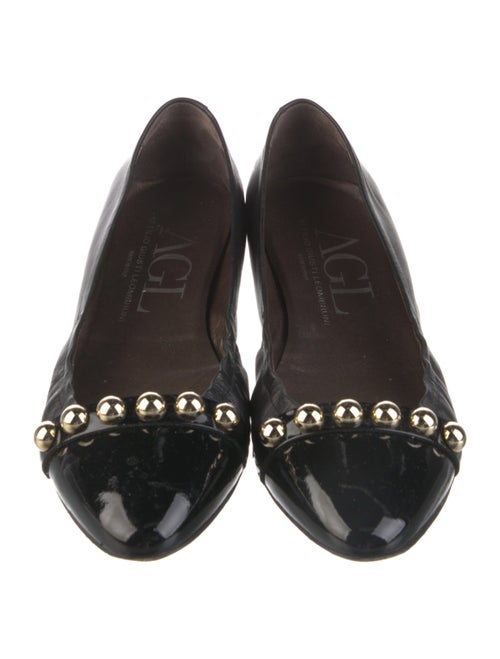 AGL Leather Studded Accents Flats