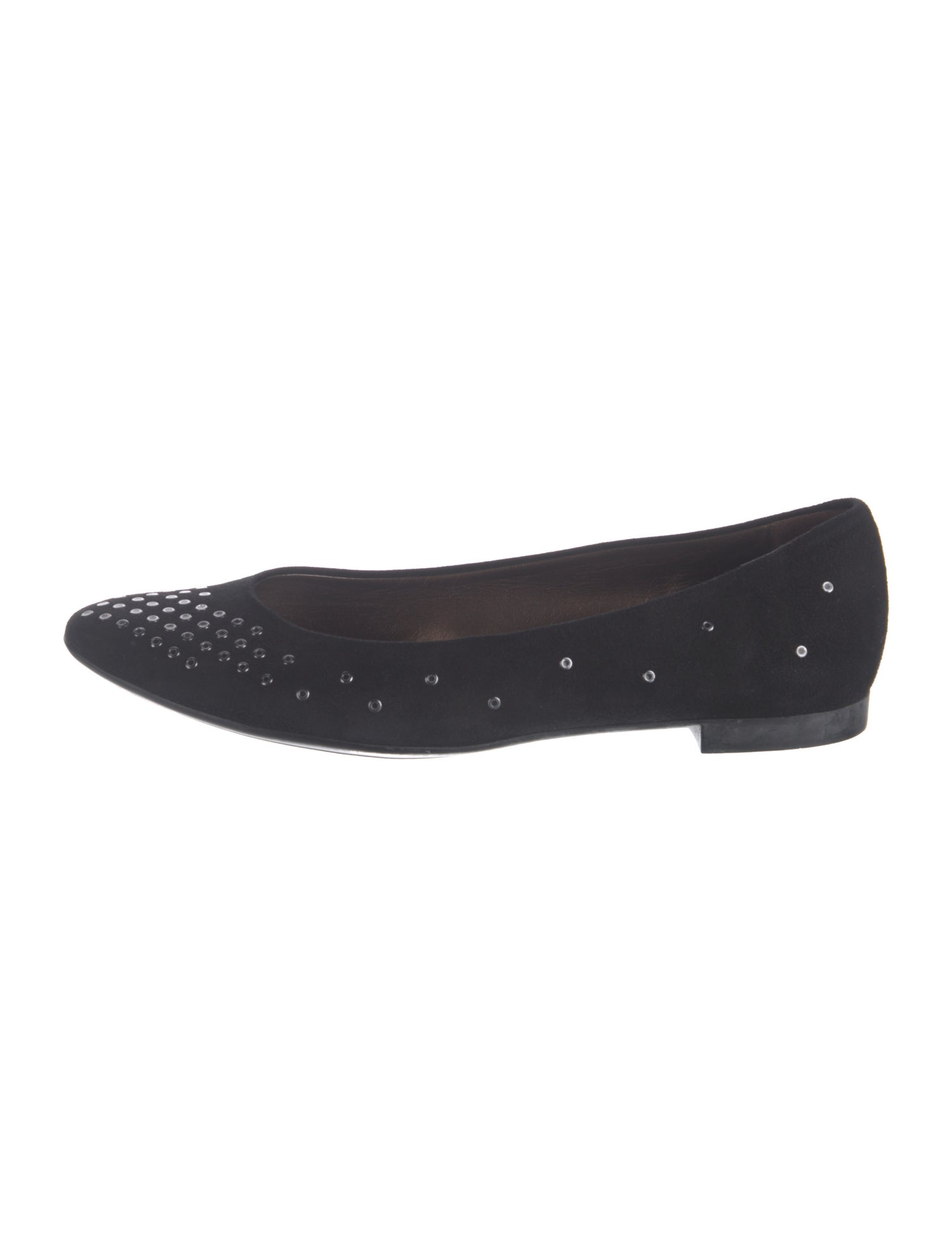 AGL Suede Studded Accents Flats