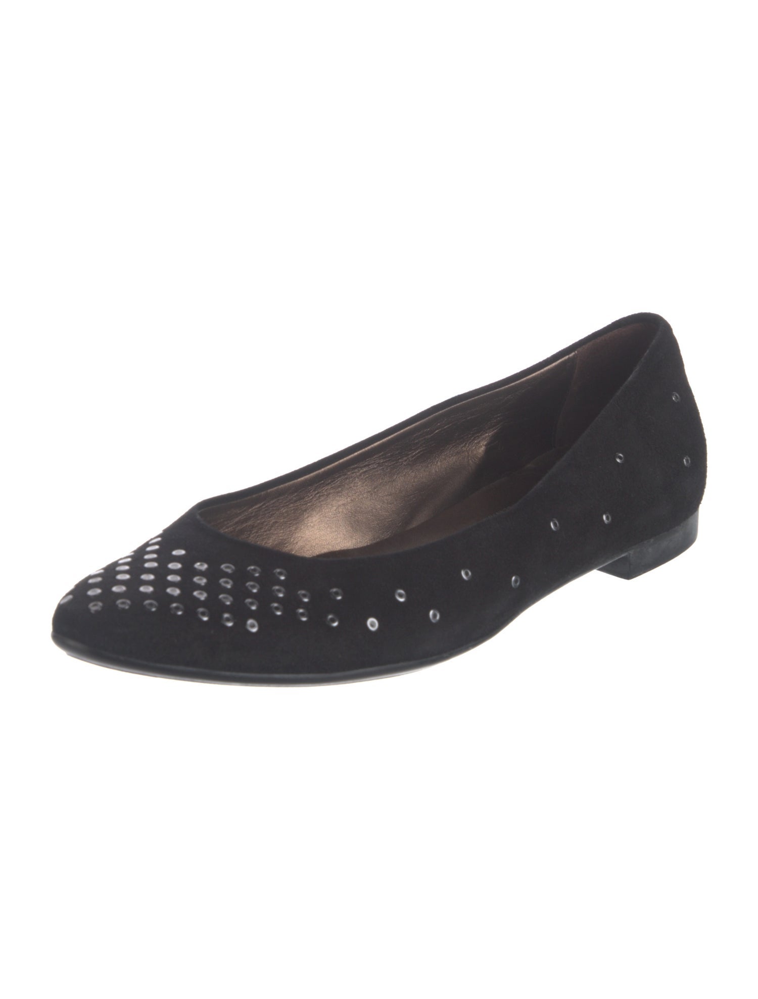 AGL Suede Studded Accents Flats