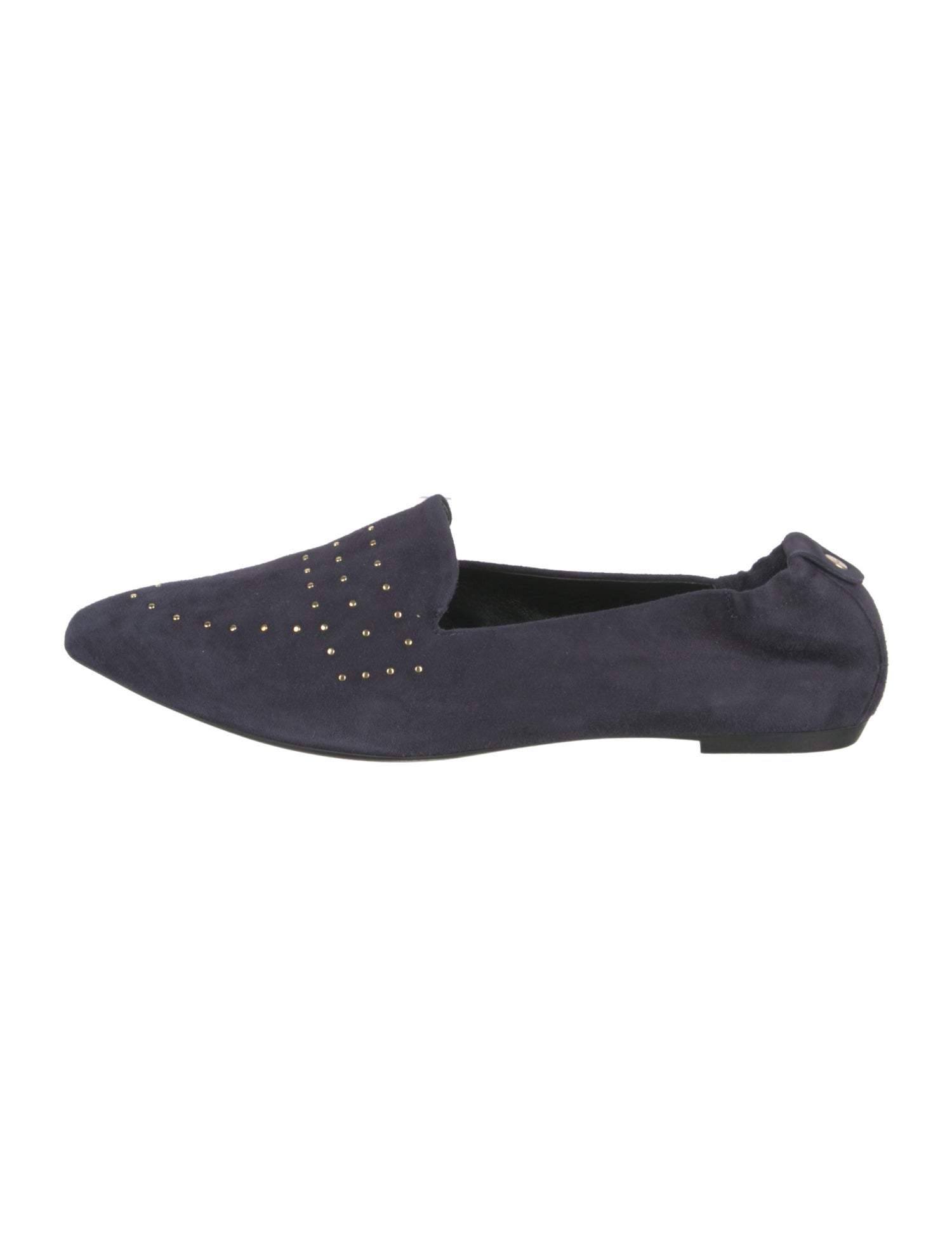 AGL Suede Studded Accents Loafers