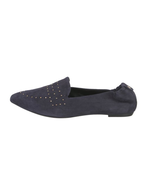 AGL Suede Studded Accents Loafers