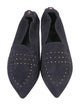 AGL Suede Studded Accents Loafers