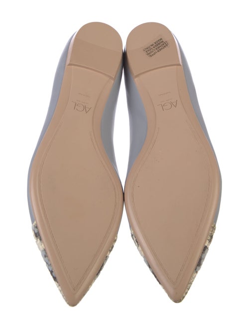 AGL Leather Animal Print Ballet Flats