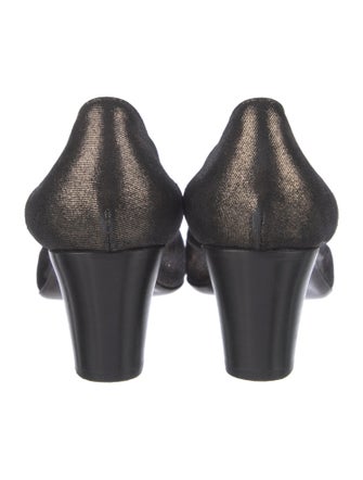 AGL Suede Chain-Link Accents Pumps