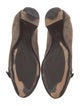 AGL Suede Animal Print Ballet Flats