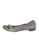 AGL Leather Animal Print Ballet Flats