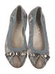 AGL Leather Animal Print Ballet Flats