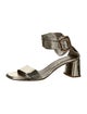AGL Embossed Leather Sandals