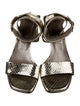 AGL Embossed Leather Sandals