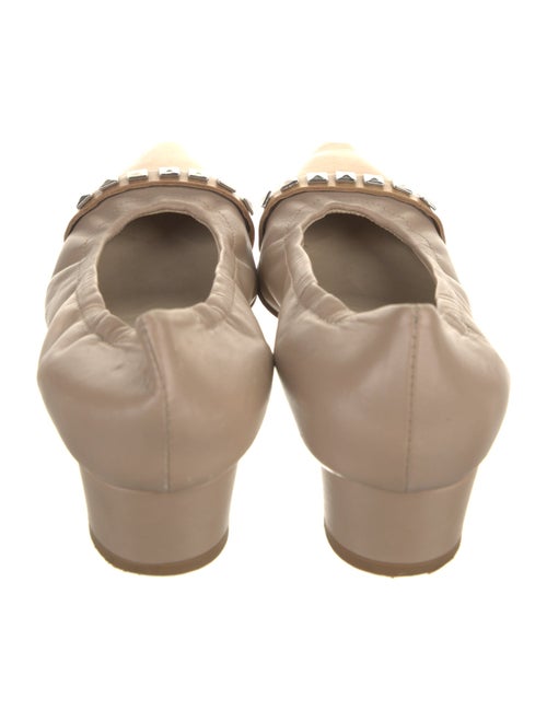 AGL Leather Studded Accents Pumps