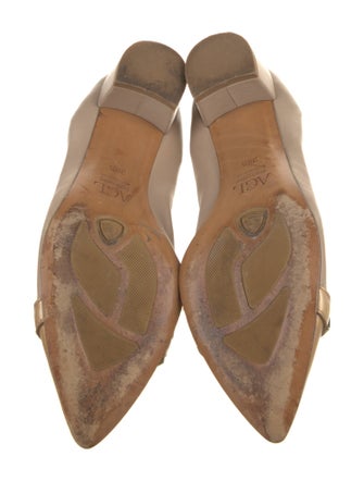 AGL Leather Studded Accents Pumps