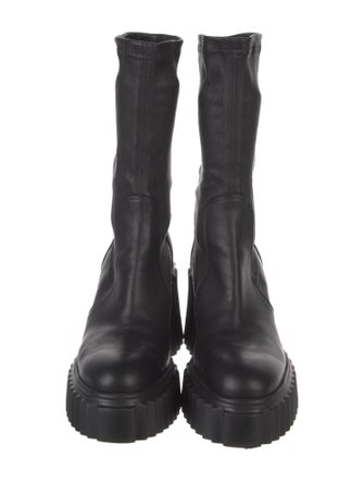 AGL Leather Sock Boots