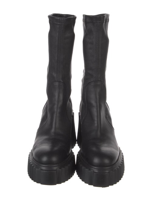 AGL Leather Sock Boots