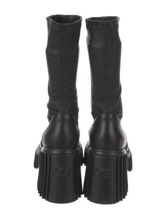 AGL Leather Sock Boots