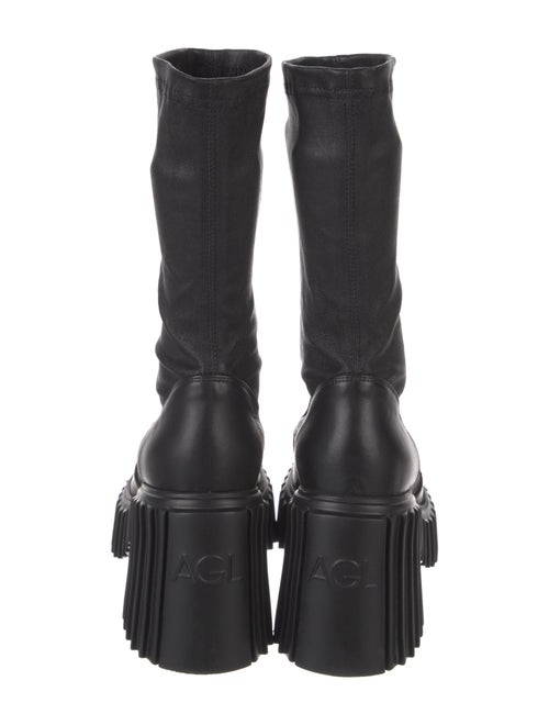 AGL Leather Sock Boots