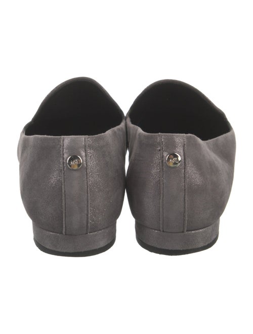 AGL Suede Colorblock Pattern Loafers