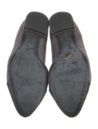 AGL Suede Colorblock Pattern Loafers