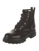 AGL Leather Mesh Accents Combat Boots