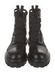 AGL Leather Mesh Accents Combat Boots