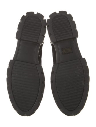 AGL Leather Mesh Accents Combat Boots