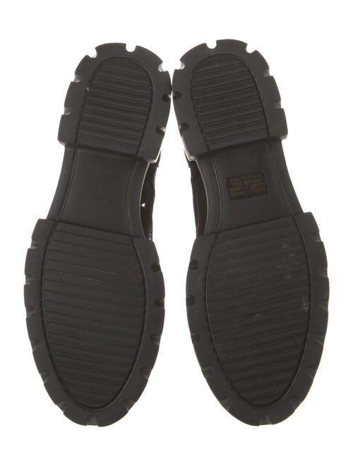 AGL Leather Mesh Accents Combat Boots