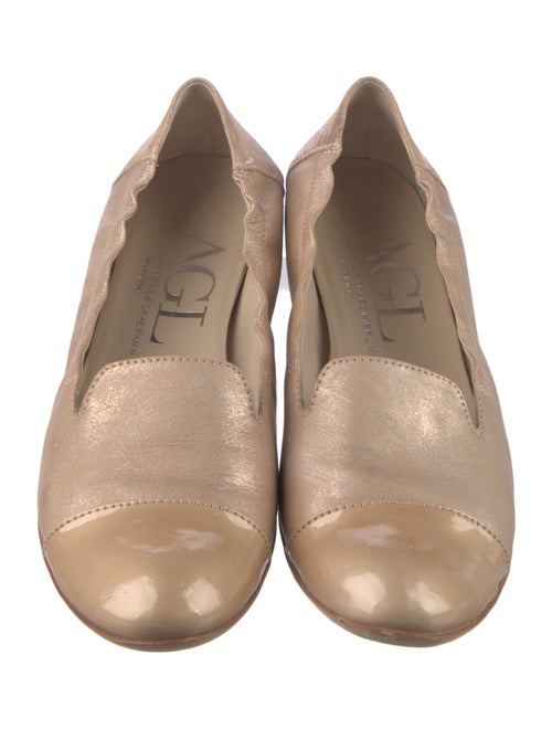 AGL Horsebit Accent Suede Ballet Flats