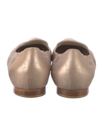 AGL Horsebit Accent Suede Ballet Flats