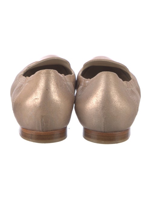 AGL Horsebit Accent Suede Ballet Flats