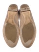 AGL Horsebit Accent Suede Ballet Flats