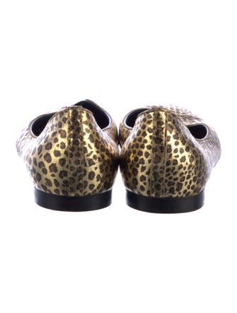 AGL Leather Animal Print Flats