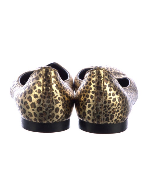 AGL Leather Animal Print Flats