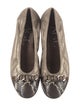 AGL Suede Animal Print Ballet Flats
