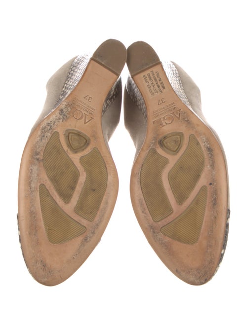 AGL Leather Animal Print Flats