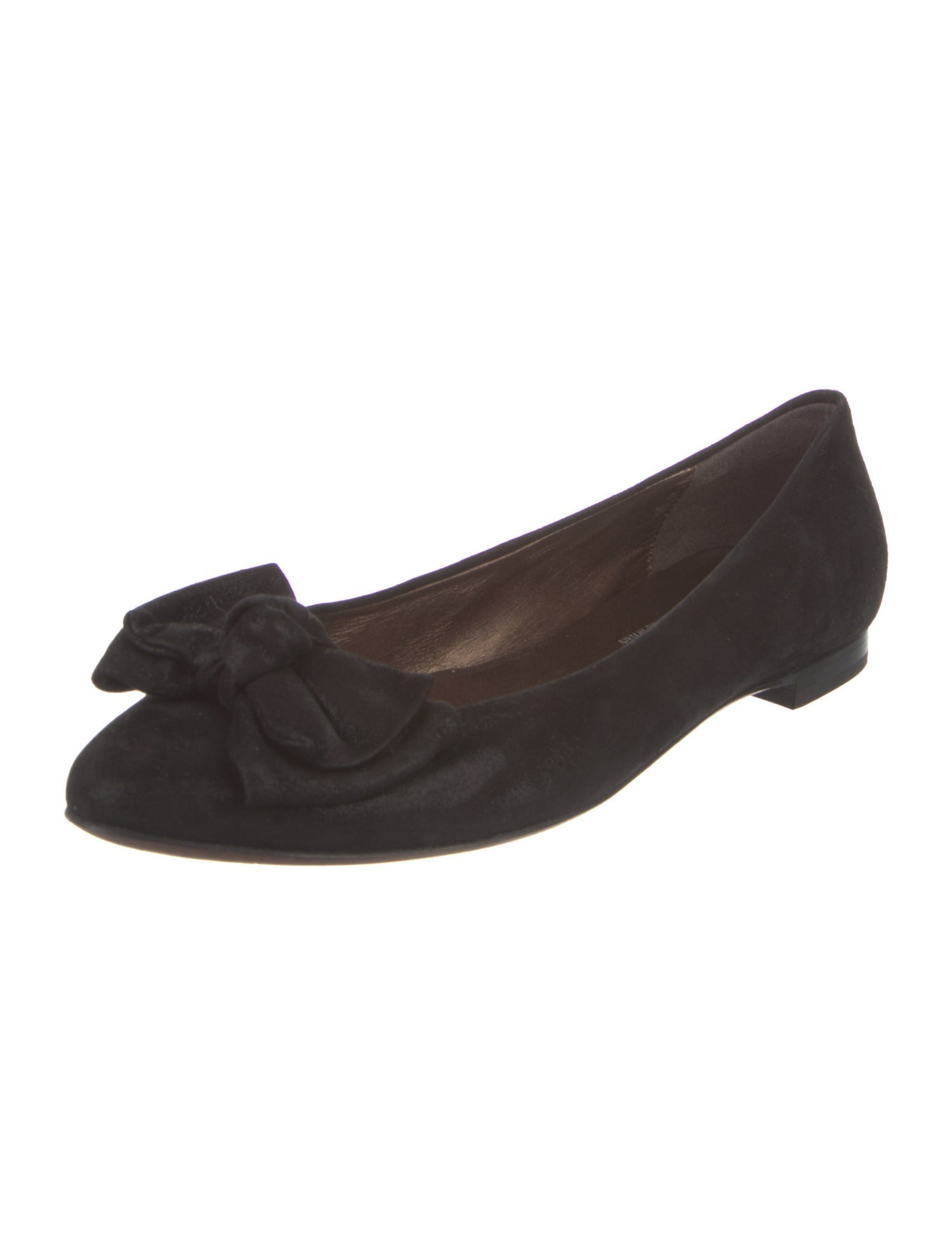AGL Suede Bow Accents Flats