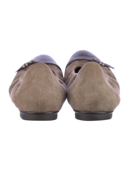 AGL Suede Colorblock Pattern Ballet Flats