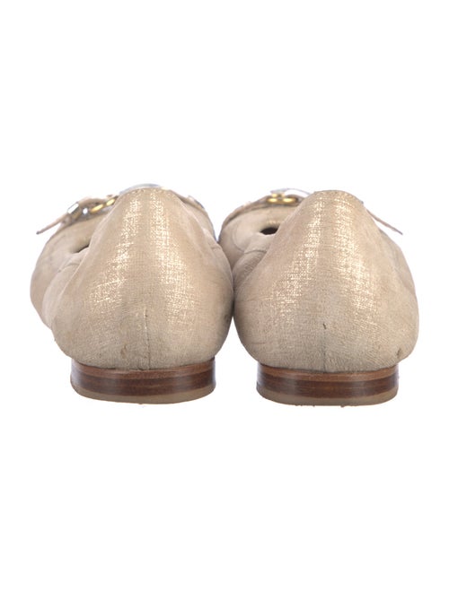 AGL Suede Colorblock Pattern Ballet Flats