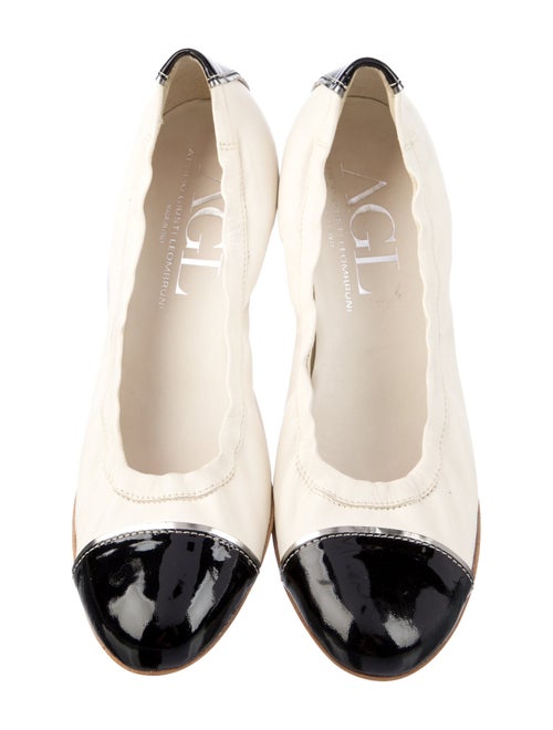 AGL Leather Colorblock Pattern Pumps