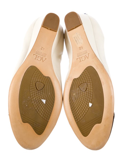 AGL Leather Colorblock Pattern Pumps