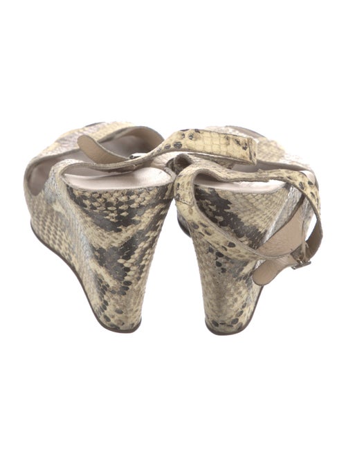 AGL Leather Animal Print Espadrilles